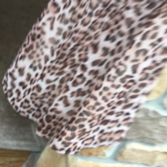 Gossip girl cheetah strapless dress festival Christmas brunch party rodeo NFR - Picture 6 of 6